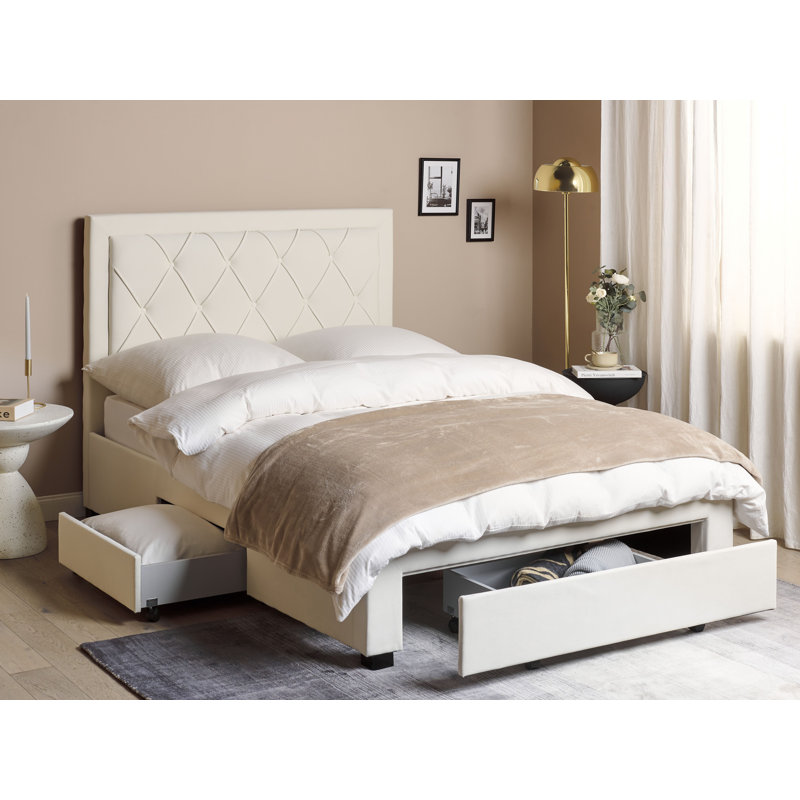 Aydan Upholstered Storage Bed, European Double (140 x 200cm)