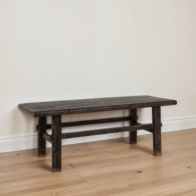 Reclaimed Elm Wood Coffee Table by Rowena Interiors