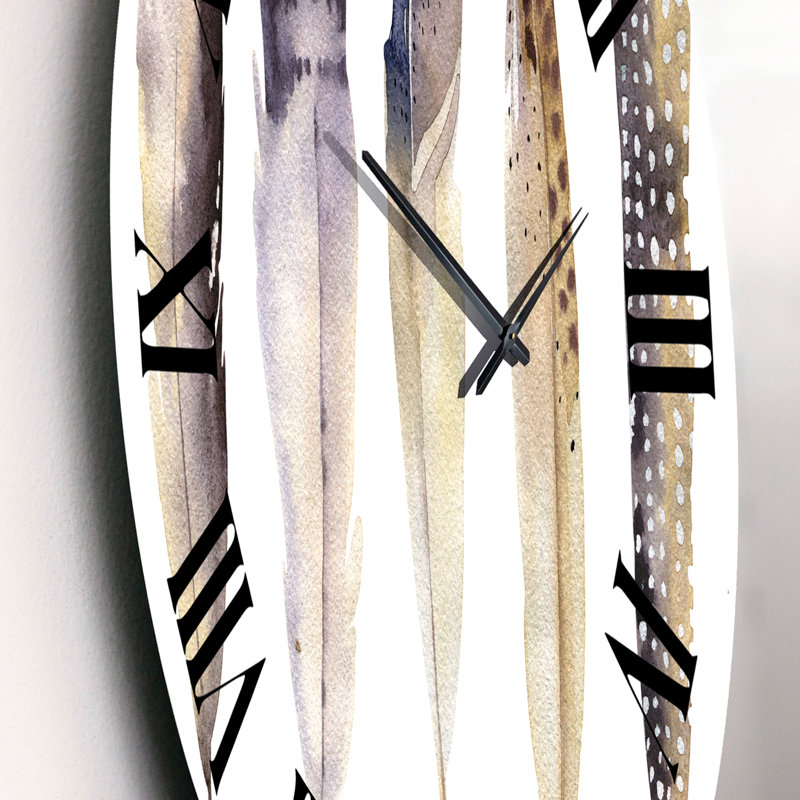 Horloge murale bohème et éclectique Boho, Petit
