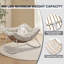 Chaise berçante d'extérieur en osier surdimensionnée 2 pièces avec coussin-1366449497-1366449496