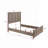 Wooden Panel Platform Bed
