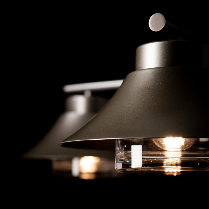 Luminaire suspendu d'extérieur 4 lumières Stowe, Fumée noire côtière