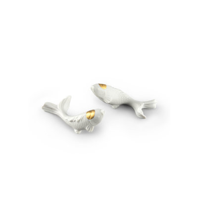 2 Piece Koi Accessory Figurine Set
