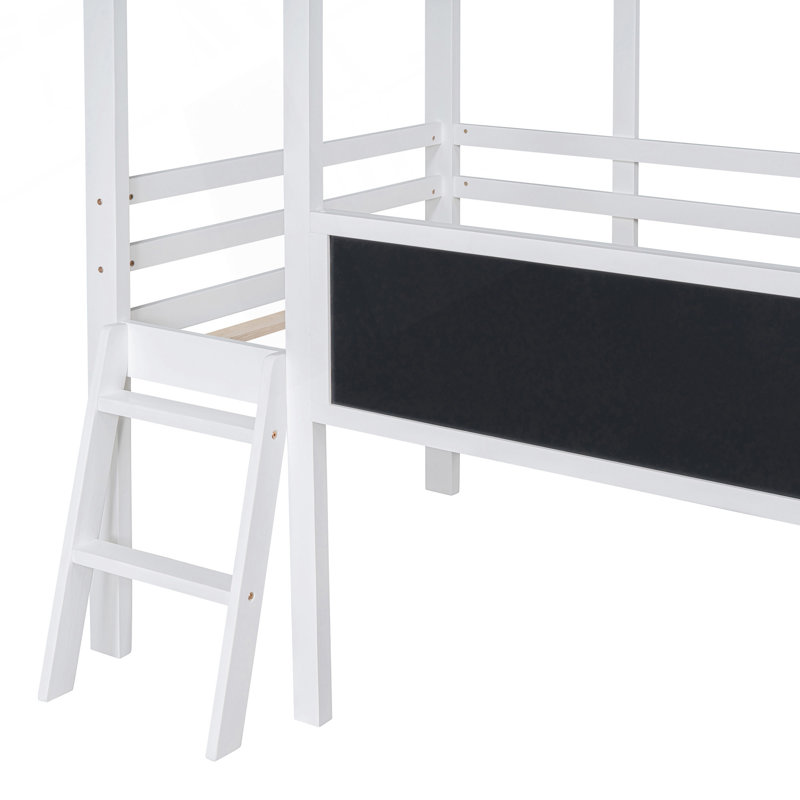 Lit mezzanine simple avec échelle