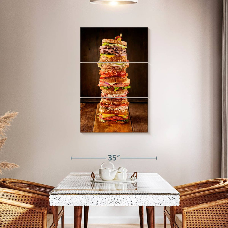 Yarlin Sandwich Stack, 45" H x 28" W
