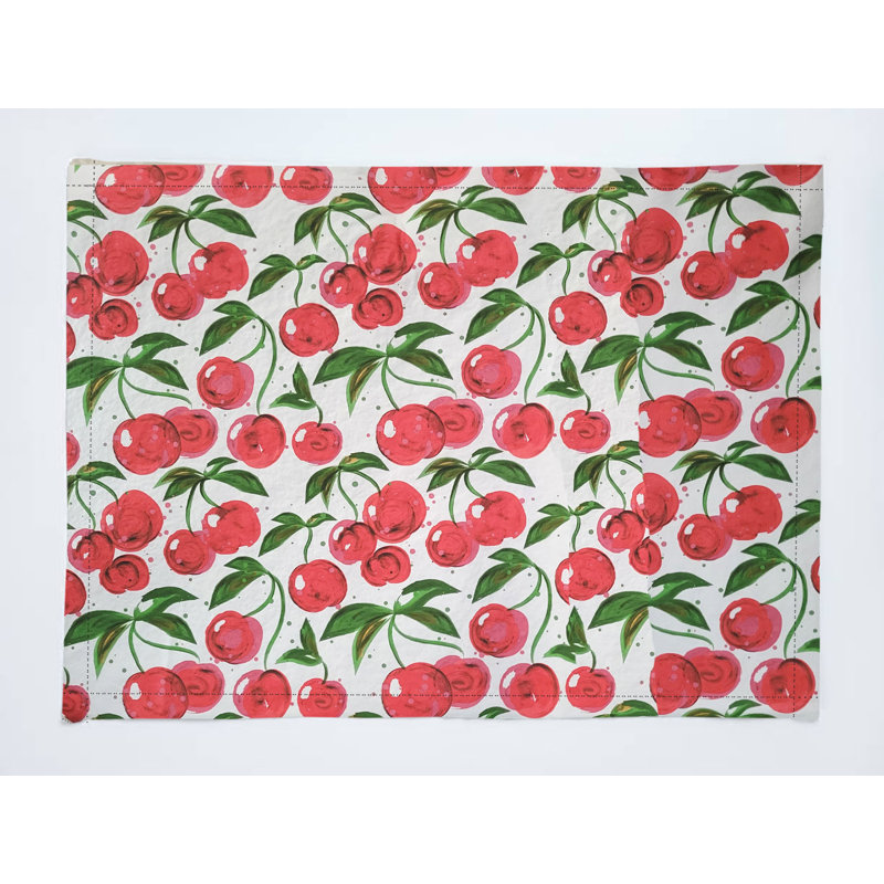 Hallettsville Cherries Dining Linen Set
