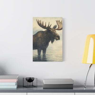 Aaroon Single Picture Frame Print on Canvas