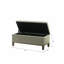 Banc de rangement capitonné à fermeture douce