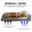 Lit orthopédique pour chien, canapé pour chien en mousse épaisse imperméable avec housse lavable à la machine, canapé confortable pour chien, grand lit pour chien-1354430047