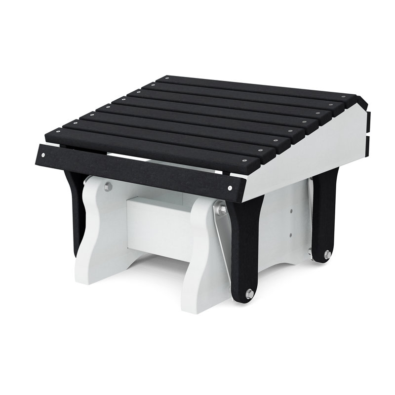 Repose-pieds Heritage, Noir / blanc