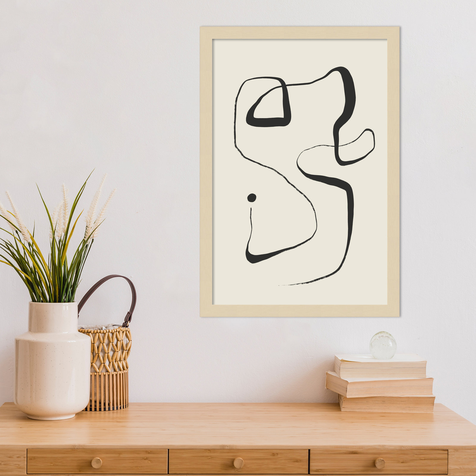 Galya "The Point" Print by Treechild, Brown, 21" H x 15" W