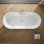 Volute 70-7/8 In. X 30-3/8 In. Freestanding Bath With Base