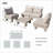 Shenia Outdoor Upholstered Coversation Set