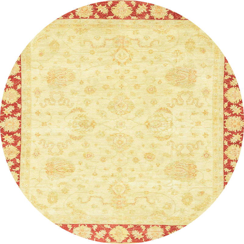 Abstract Indoor Rug, Round 5'