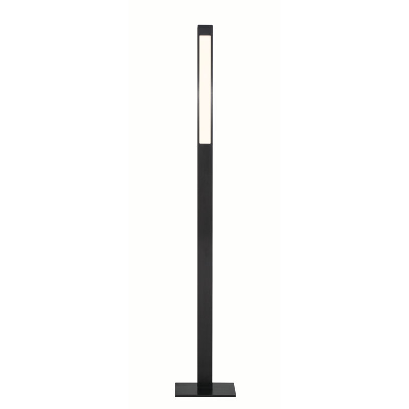 Lampe sur pied à DEL George Kovacs au fini charbon anodisé