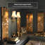 Décoration murale 4 pièces fleurs de cerisier H 36 po x l 12 po