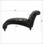 Chaise longue sans accoudoirs touffetée-348295074