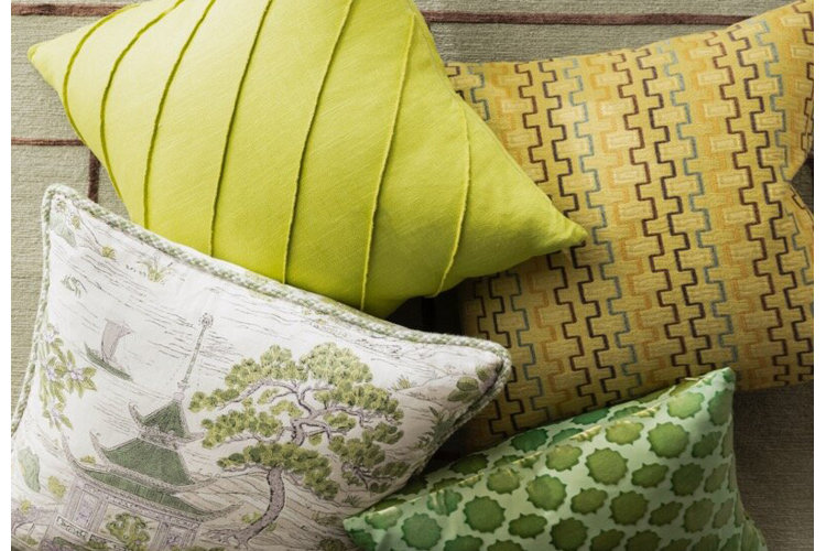 Matcha green pillows.