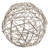 CosmoLiving by Cosmopolitan Gold Metal Geometric Wire Orb Decorative Sculpture, Set of 3 8", 6", 4"D-19708005
