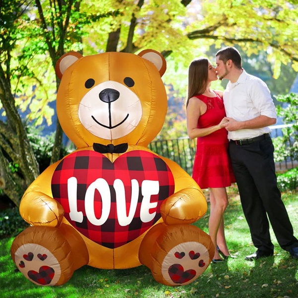 The Holiday Aisle® Inflatable Bear | Wayfair