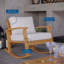 Chaise berçante d'extérieur en teck Marina-472441371