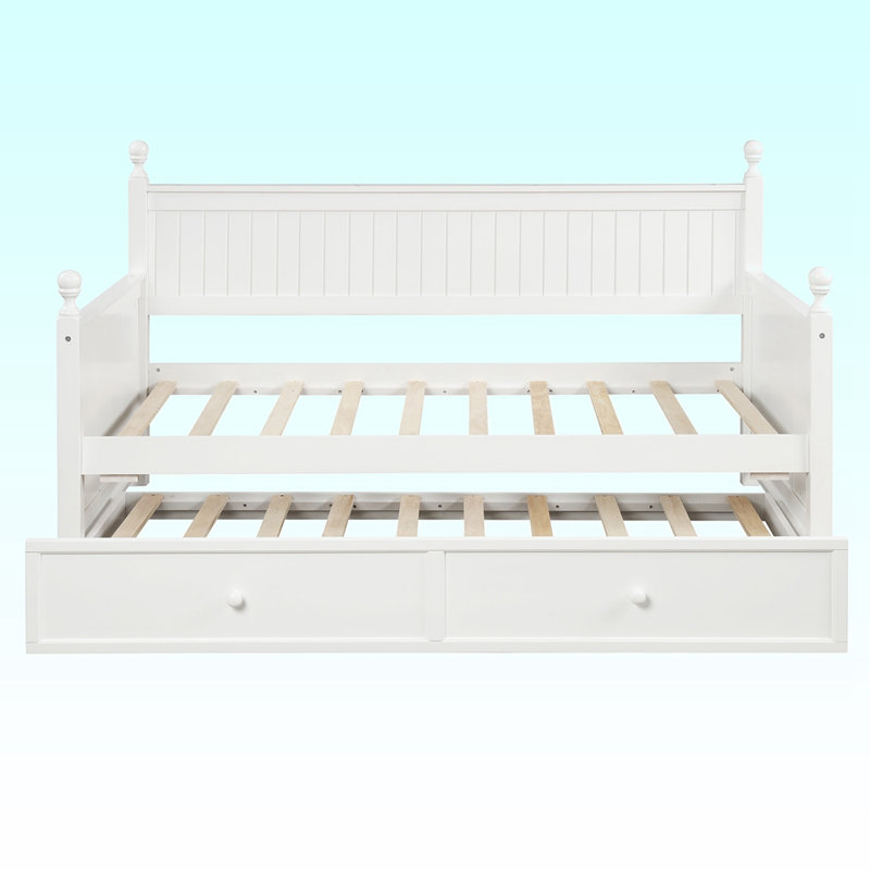 Lit de jour avec couchette Temperence, Blanc