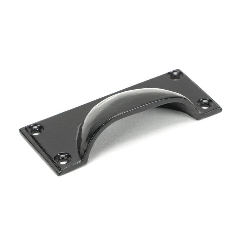 Art Deco 8.4 cm centre Cup Handle, Black