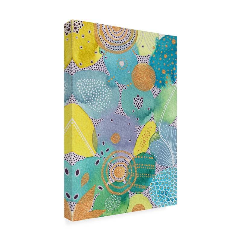 Art sur toile, Rouleau Camille Contini Bali, H 12 po x l 19 po