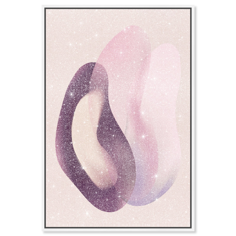 Soft Love Print by Oliver Gal, 25"H x 17"W, White Floater Frame