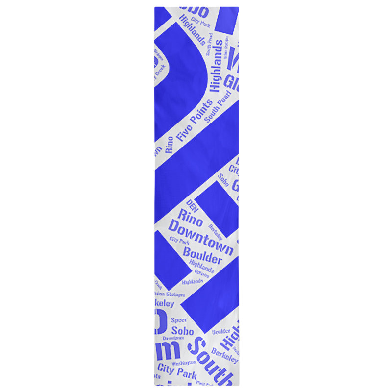 Chemin de table, 72 po x 16 po, Denver, Orange