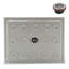 Base de douche en alcôve en acrylique noir brillant avec drain central 48 po x 36 po Streamline NT-2112-48BL-AL, drain inclus