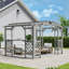 Pergola d'extérieur en bois, treillis de raisin en bois pour la cour, le jardin et le patio-109841115