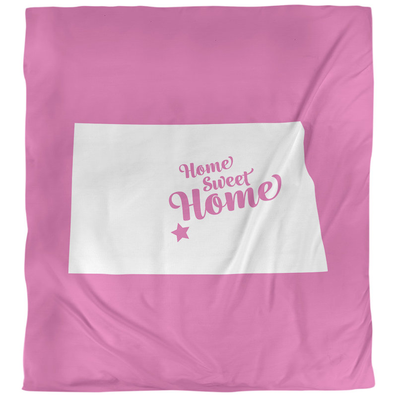 Housse de couette bismarck doux, Housse de couette pour très grand lit, Rose, Microfibre