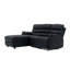 Carter 3 Seater Faux Leather Reclining Sofa-1389603318