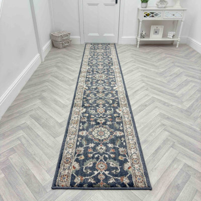 Runner Damask Area Rug