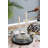14'' H Glass Tabletop Candlestick-1741004268