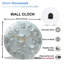 Horloge murale 12 po