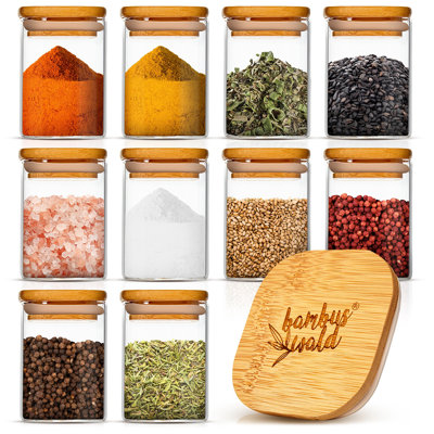 Glass Canister - Set of 10