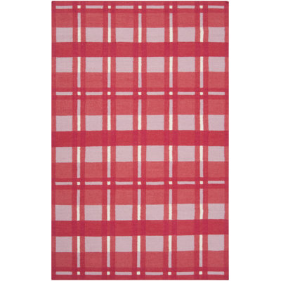 Happy Cottage Wool Plaid Indoor Rug
