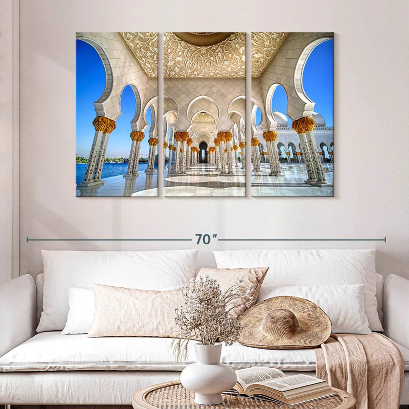 Nicci Elegant Sheikh Zayed Mosque, 32" H x 50" W