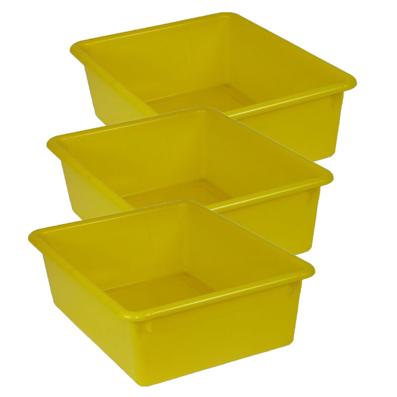Panier fourre-tout, Jaune