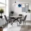 Renice Round Metal Base Dining Table