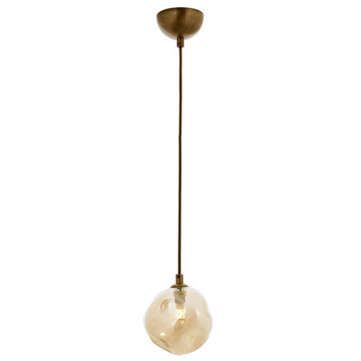 Luminaire suspendu sphère 1 lumière