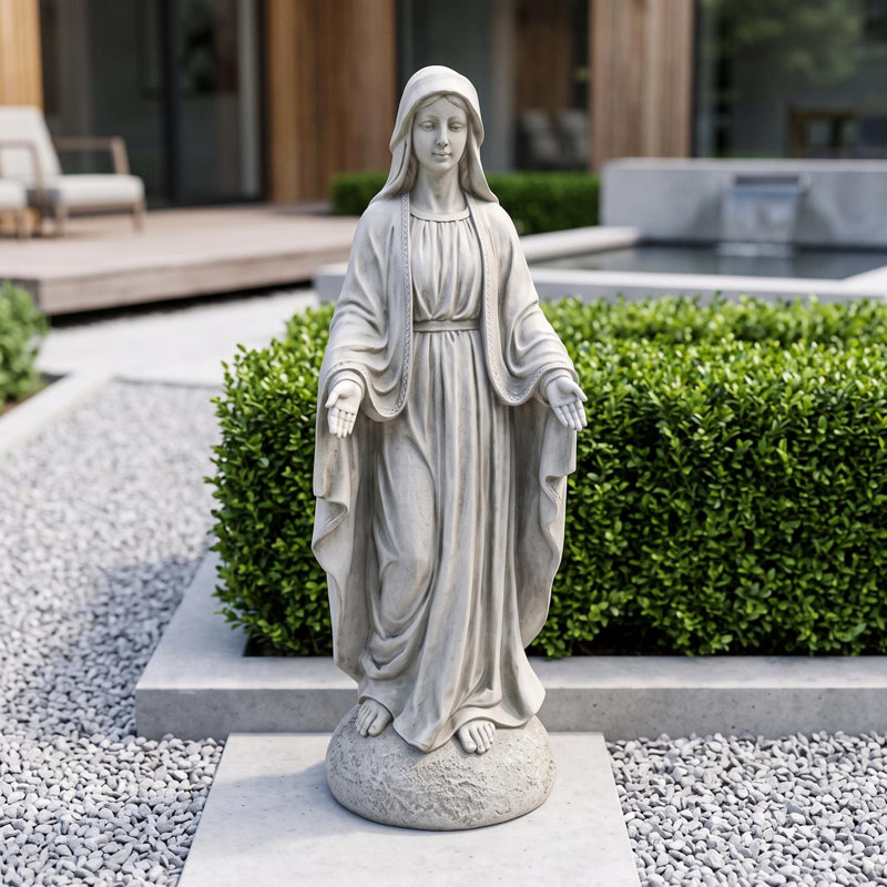 Grande statue de jardin Madonne de Notre-Dame