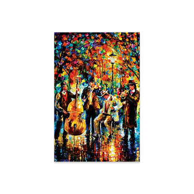 «Glowing Music» par Leonid Afremov - impression sans cadre