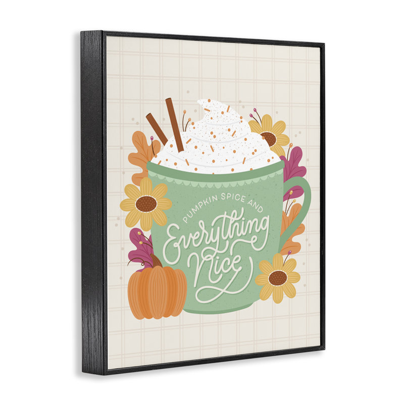  «Pumpkin Spice» par Jalynn Heerdt, Giclée encadrée noir minuit, H 14 po x l 11 po