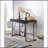 Espresso & Champagne Desk Table