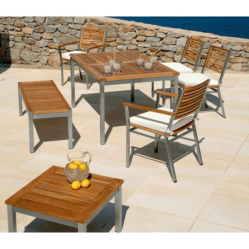 Equinox Outdoor Teak Dining Bench