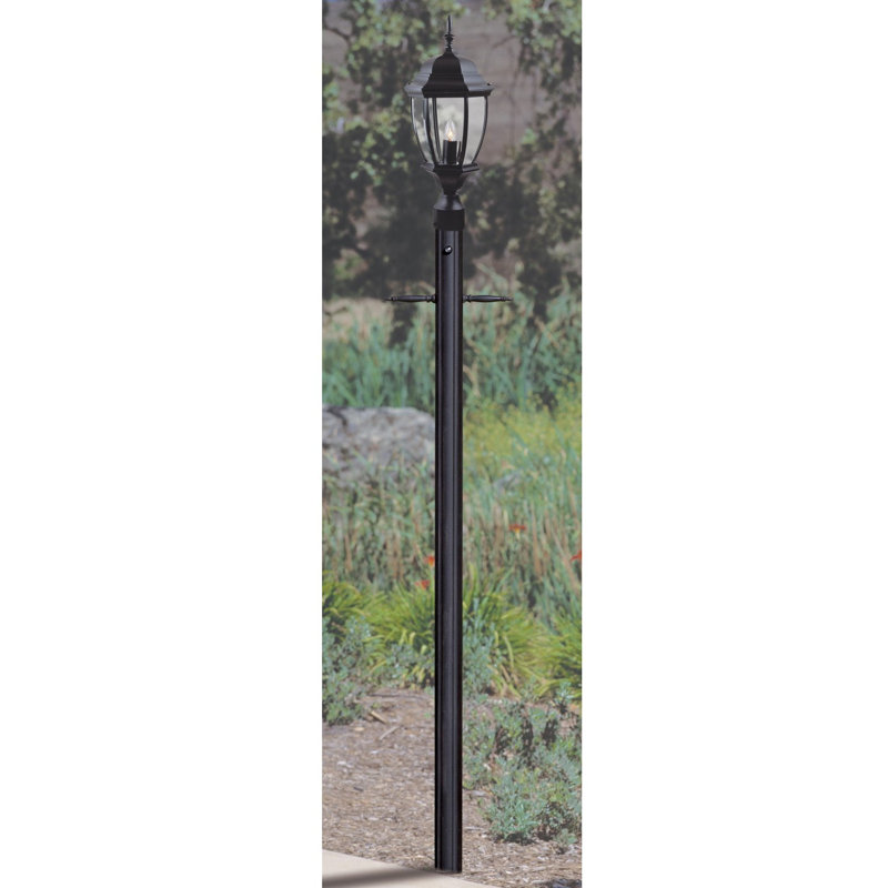 Outdoor Post Lantern, Matte Black