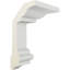 Coin extérieur Endurathane pour moulure couronnée traditionnelle Holmdel (correspond à la moulure MLD04X02X04HO), P 2 1/4 po x H 4 po, apprêté en usine